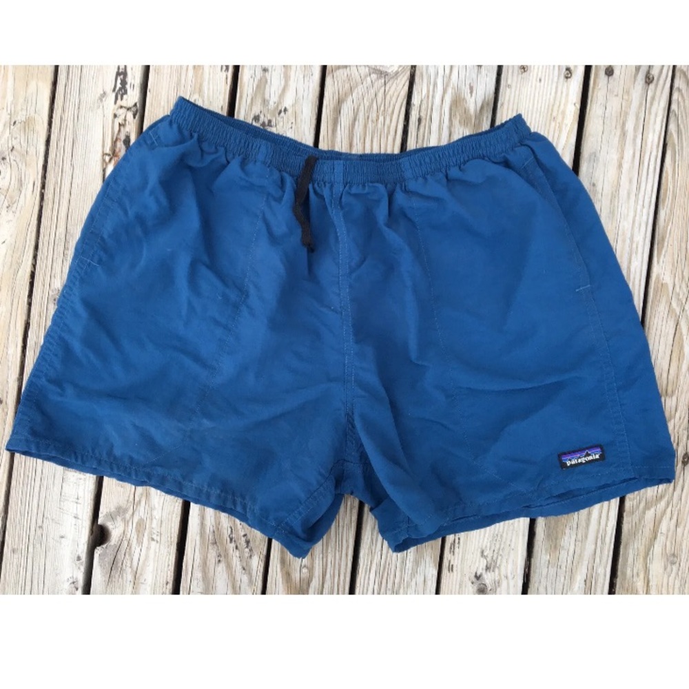 Patagonia Baggies Blue Lined Shorts Inseam 5” size XL